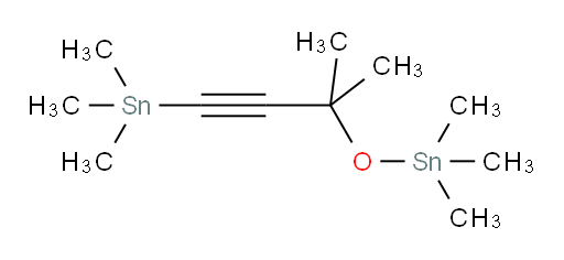 trimethyl(3-methyl-3-((trimethylstannyl)oxy)but-1-yn-1-yl)stannane