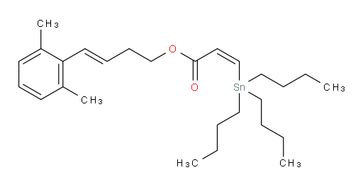 (Z)-(E)-4-(2,6-dimethylphenyl)but-3-en-1-yl 3-(tributylstannyl)acrylate