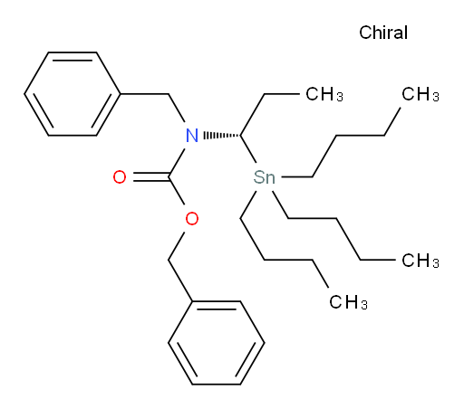 (S)-benzyl benzyl(1-(tributylstannyl)propyl)carbamate