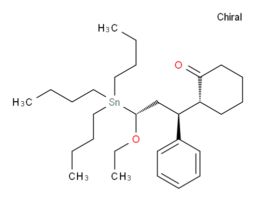(R)-2-((1S,3R)-3-ethoxy-1-phenyl-3-(tributylstannyl)propyl)cyclohexanone