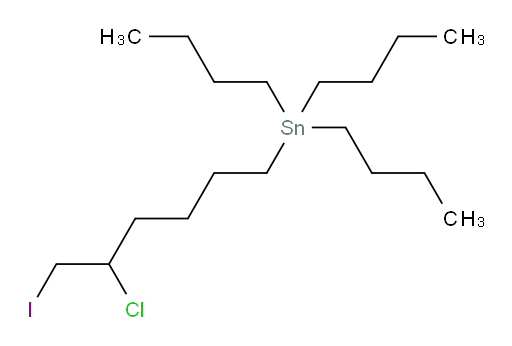 tributyl(5-chloro-6-iodohexyl)stannane
