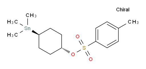 (1r,4r)-4-(trimethylstannyl)cyclohexyl 4-methylbenzenesulfonate