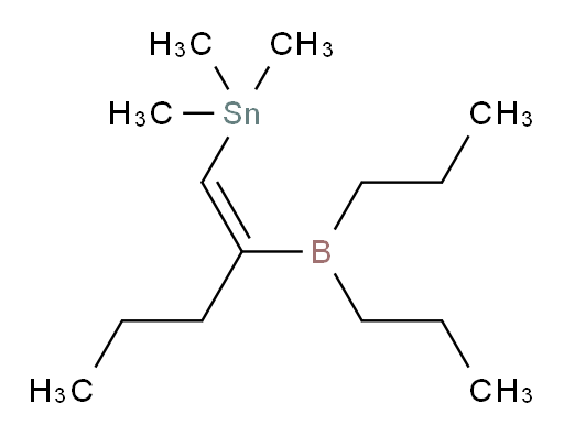 (E)-(2-(dipropylboryl)pent-1-en-1-yl)trimethylstannane