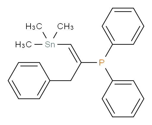 (E)-diphenyl(3-phenyl-1-(trimethylstannyl)prop-1-en-2-yl)phosphine