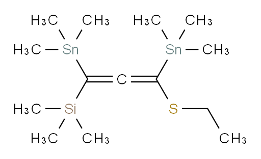 (3-(乙基硫基)-1,3-双(三甲基锡基)propa-1,2-二烯-1-基)三甲基硅烷