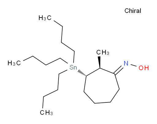 (2S,3S,E)-2-甲基-3-(三丁基锡基)环庚酮 肟