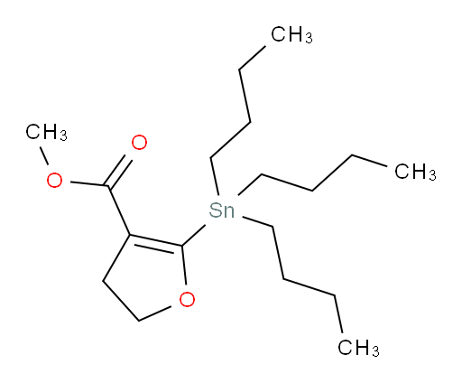 甲基 2-(三丁基锡基)-4,5-二氢呋喃-3-甲酸酯