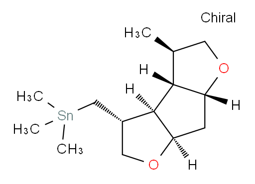 三甲基(((3R,3aR,3bS,4R,6aR,7aR)-4-甲基八氢-2H-环戊烷并[1,2-b:4,3-b']二呋喃-3-基)甲基)锡烷