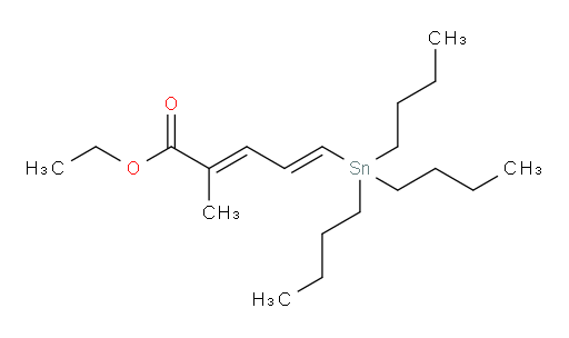 (2E,4E)-ethyl 2-methyl-5-(tributylstannyl)penta-2,4-dienoate