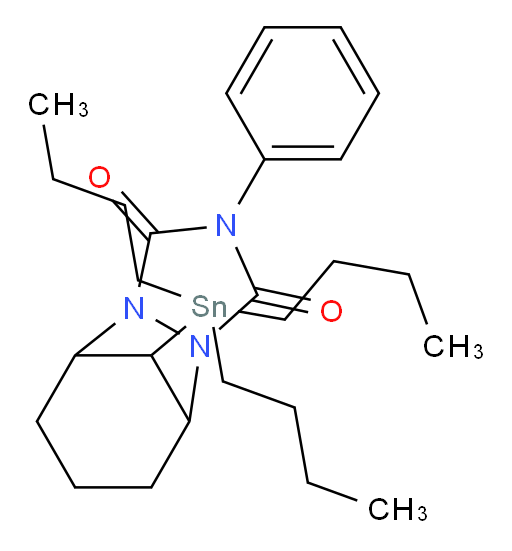 2-phenyl-11-(tributylstannyl)tetrahydro-5,9-methano[1,2,4]triazolo[1,2-a][1,2]diazepine-1,3(2H,5H)-dione
