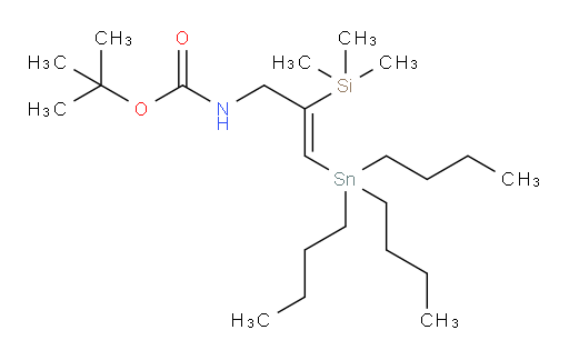 (Z)-tert-butyl (3-(tributylstannyl)-2-(trimethylsilyl)allyl)carbamate