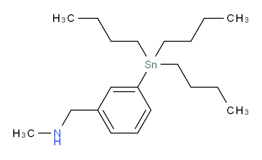 N-methyl-1-(3-(tributylstannyl)phenyl)methanamine