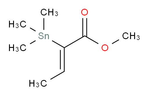 (Z)-methyl 2-(trimethylstannyl)but-2-enoate