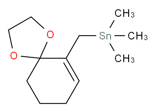 (1,4-dioxaspiro[4.5]dec-6-en-6-ylmethyl)trimethylstannane