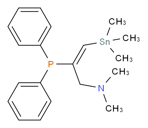 (E)-2-(diphenylphosphino)-N,N-dimethyl-3-(trimethylstannyl)prop-2-en-1-amine