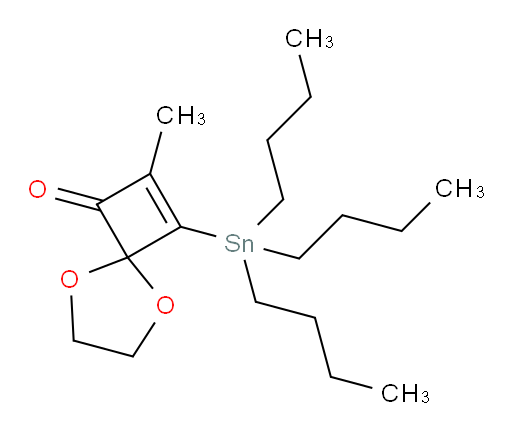 2-methyl-3-(tributylstannyl)-5,8-dioxaspiro[3.4]oct-2-en-1-one