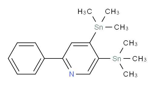 2-phenyl-4,5-bis(trimethylstannyl)pyridine