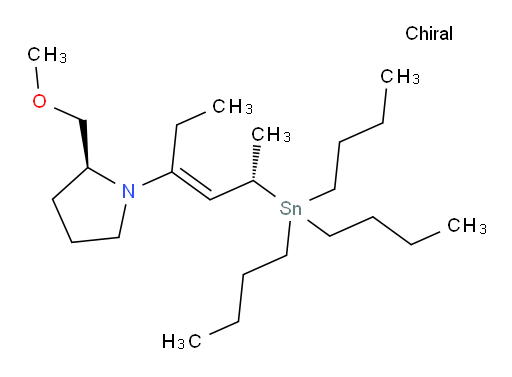 (S)-2-(methoxymethyl)-1-((S,E)-5-(tributylstannyl)hex-3-en-3-yl)pyrrolidine