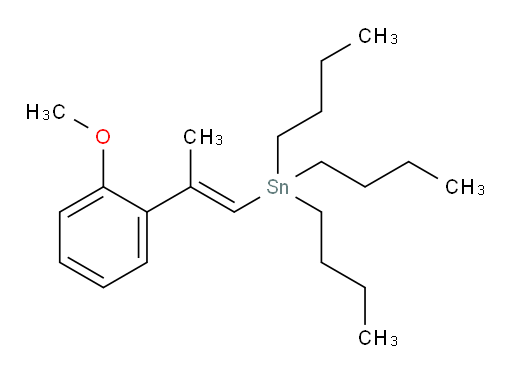 (E)-tributyl(2-(2-methoxyphenyl)prop-1-en-1-yl)stannane