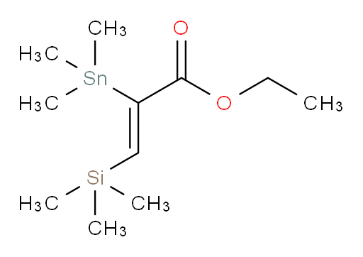 (Z)-乙基 3-(三甲基硅基)-2-(三甲基锡基)丙烯酸酯