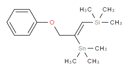 (Z)-trimethyl(3-phenoxy-2-(trimethylstannyl)prop-1-en-1-yl)silane