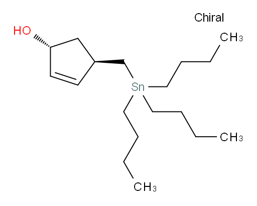 (1R,4R)-4-((tributylstannyl)methyl)cyclopent-2-enol