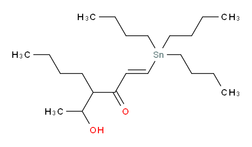 (E)-4-(1-hydroxyethyl)-1-(tributylstannyl)oct-1-en-3-one