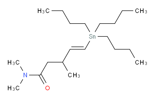 (E)-N,N,3-trimethyl-5-(tributylstannyl)pent-4-enamide