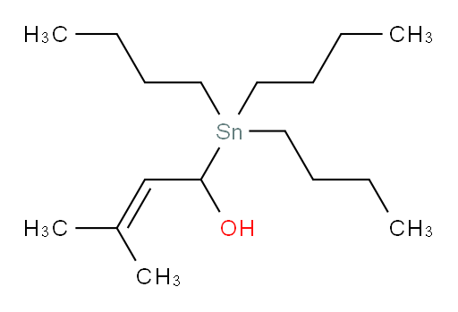 3-methyl-1-(tributylstannyl)but-2-en-1-ol