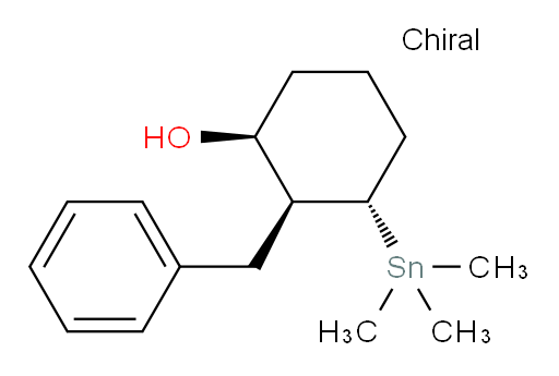 (1S,2S,3S)-2-benzyl-3-(trimethylstannyl)cyclohexanol