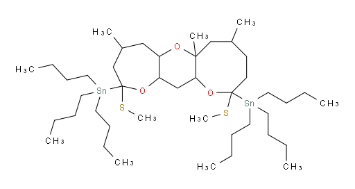 (4,6a,8-trimethyl-2,11-bis(methylthio)tetradecahydrooxepino[2',3':5,6]pyrano[3,2-b]oxocine-2,11-diyl)bis(tributylstannane)