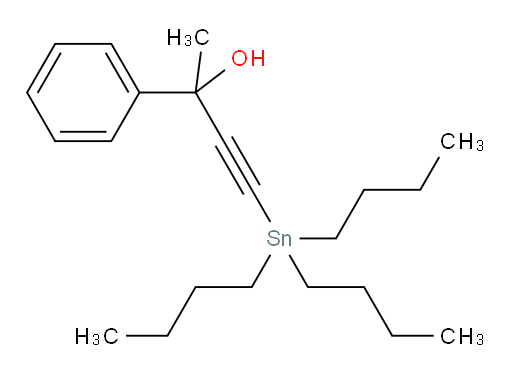 2-苯基-4-(三丁基锡基)丁-3-炔-2-醇