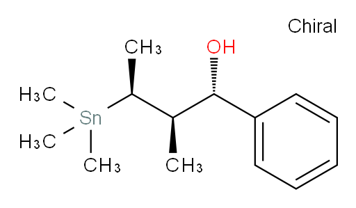 (1S,2R,3S)-2-methyl-1-phenyl-3-(trimethylstannyl)butan-1-ol