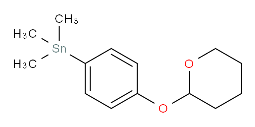 trimethyl(4-((tetrahydro-2H-pyran-2-yl)oxy)phenyl)stannane
