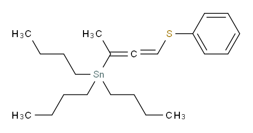 tributyl(4-(phenylthio)buta-2,3-dien-2-yl)stannane