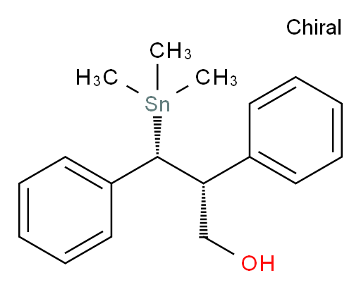 (2R,3R)-2,3-二苯基-3-(三甲基锡基)丙-1-醇