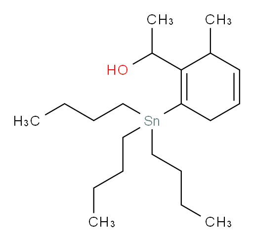 1-(6-methyl-2-(tributylstannyl)cyclohexa-1,4-dien-1-yl)ethanol
