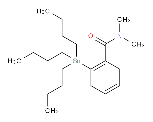 N,N-dimethyl-2-(tributylstannyl)cyclohexa-1,4-dienecarboxamide