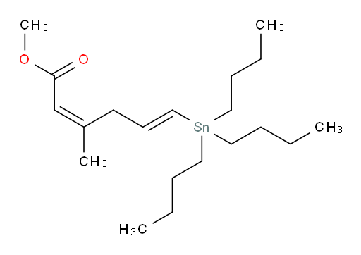 (2Z,5E)-methyl 3-methyl-6-(tributylstannyl)hexa-2,5-dienoate