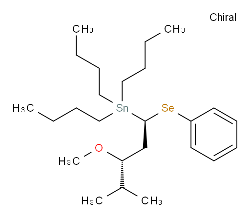 tributyl((1R,3R)-3-methoxy-4-methyl-1-(phenylselanyl)pentyl)stannane