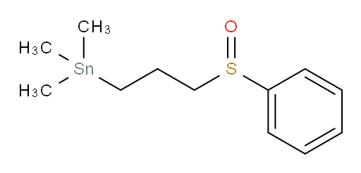 trimethyl(3-(phenylsulfinyl)propyl)stannane