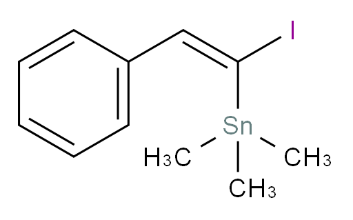 (E)-(1-iodo-2-phenylvinyl)trimethylstannane