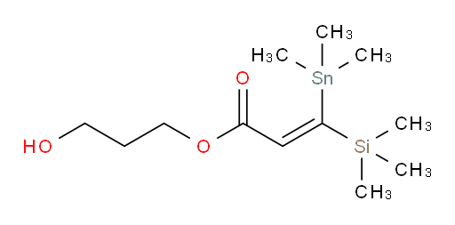 (Z)-3-hydroxypropyl 3-(trimethylsilyl)-3-(trimethylstannyl)acrylate