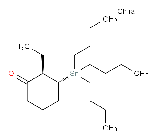 (2R,3R)-2-ethyl-3-(tributylstannyl)cyclohexanone