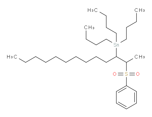 tributyl(2-(phenylsulfonyl)tridecan-3-yl)stannane