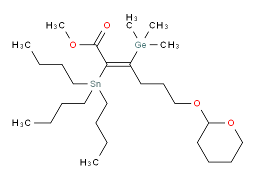 (E)-methyl 6-((tetrahydro-2H-pyran-2-yl)oxy)-2-(tributylstannyl)-3-(trimethylgermyl)hex-2-enoate