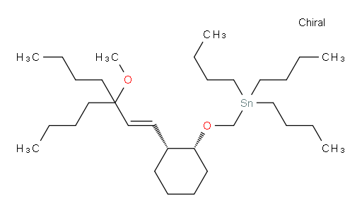 tributyl((((1R,2R)-2-((E)-3-butyl-3-methoxyhept-1-en-1-yl)cyclohexyl)oxy)methyl)stannane