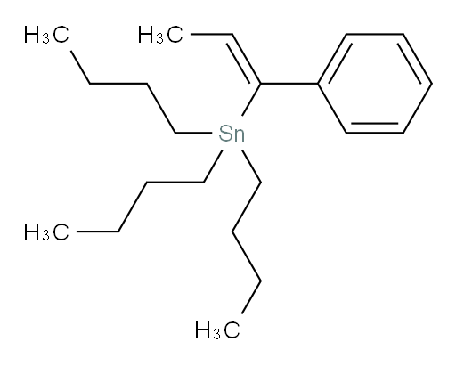 (Z)-tributyl(1-phenylprop-1-en-1-yl)stannane