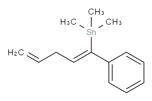 (Z)-三甲基(1-苯基戊-1,4-二烯-1-基)锡烷