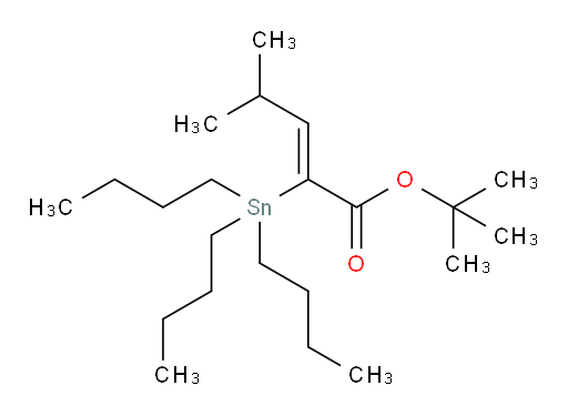 (Z)-tert-butyl 4-methyl-2-(tributylstannyl)pent-2-enoate